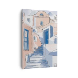 Quadro em tela - Cidade exótica - 80x120 cm