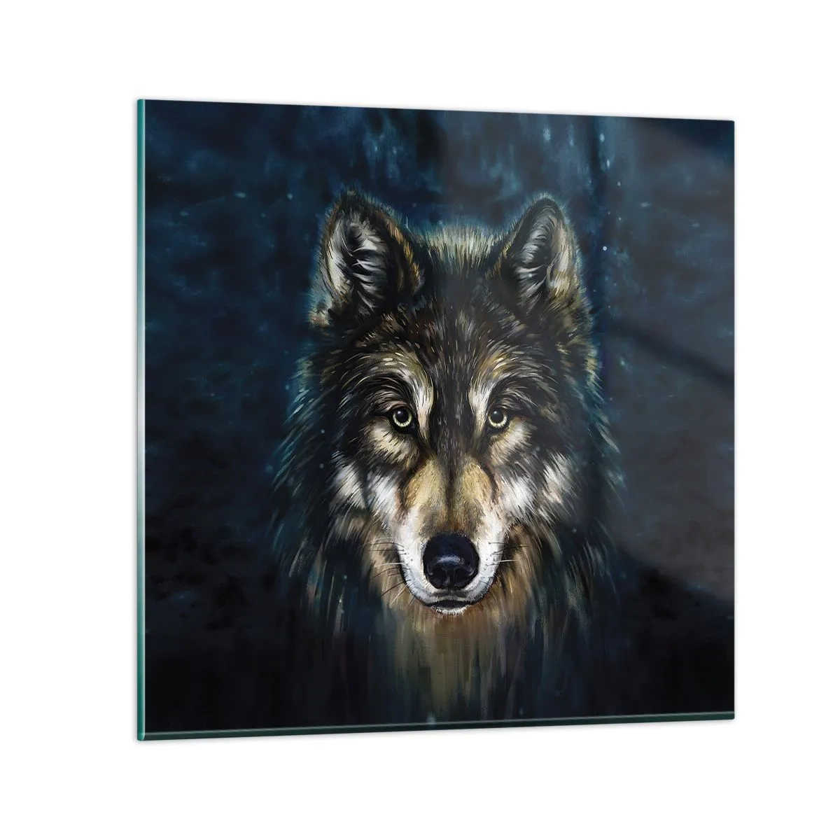 Quadro em vidro - Alfa? E ómega - 60x60 cm