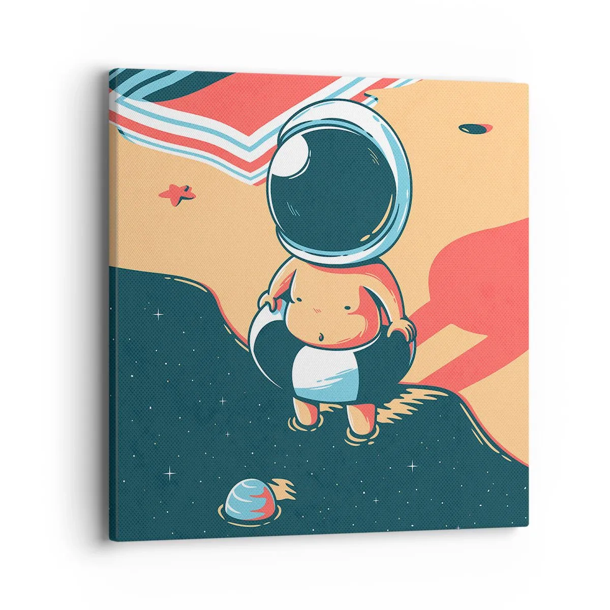 Quadro em tela - De uma perspetiva diferente - 40x40 cm