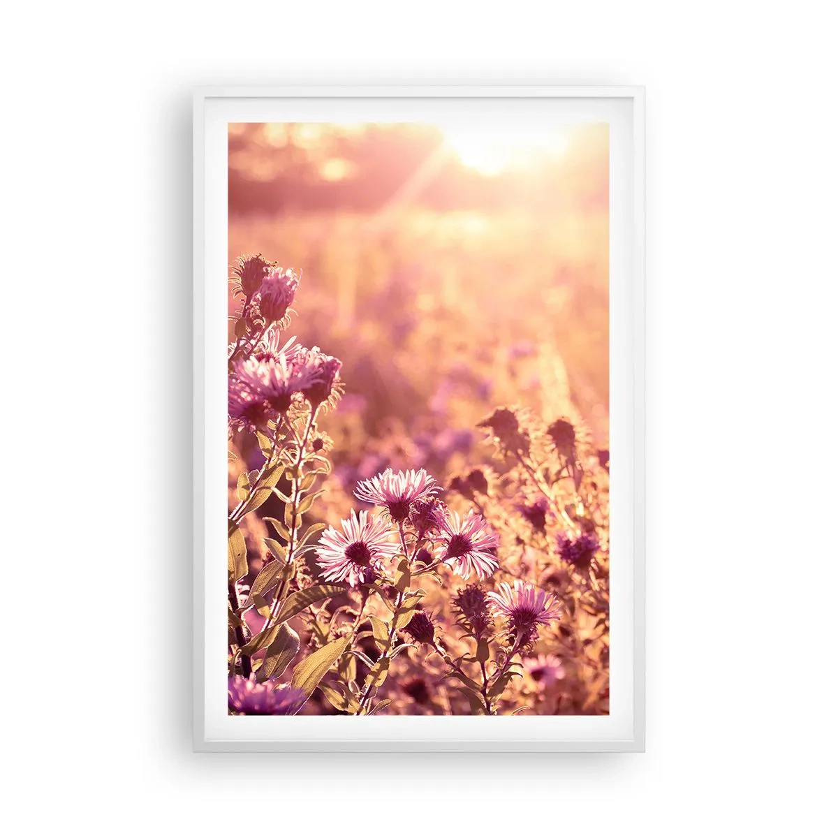 Pôster em moldura branca - Antes do verão acabar - 61x91 cm