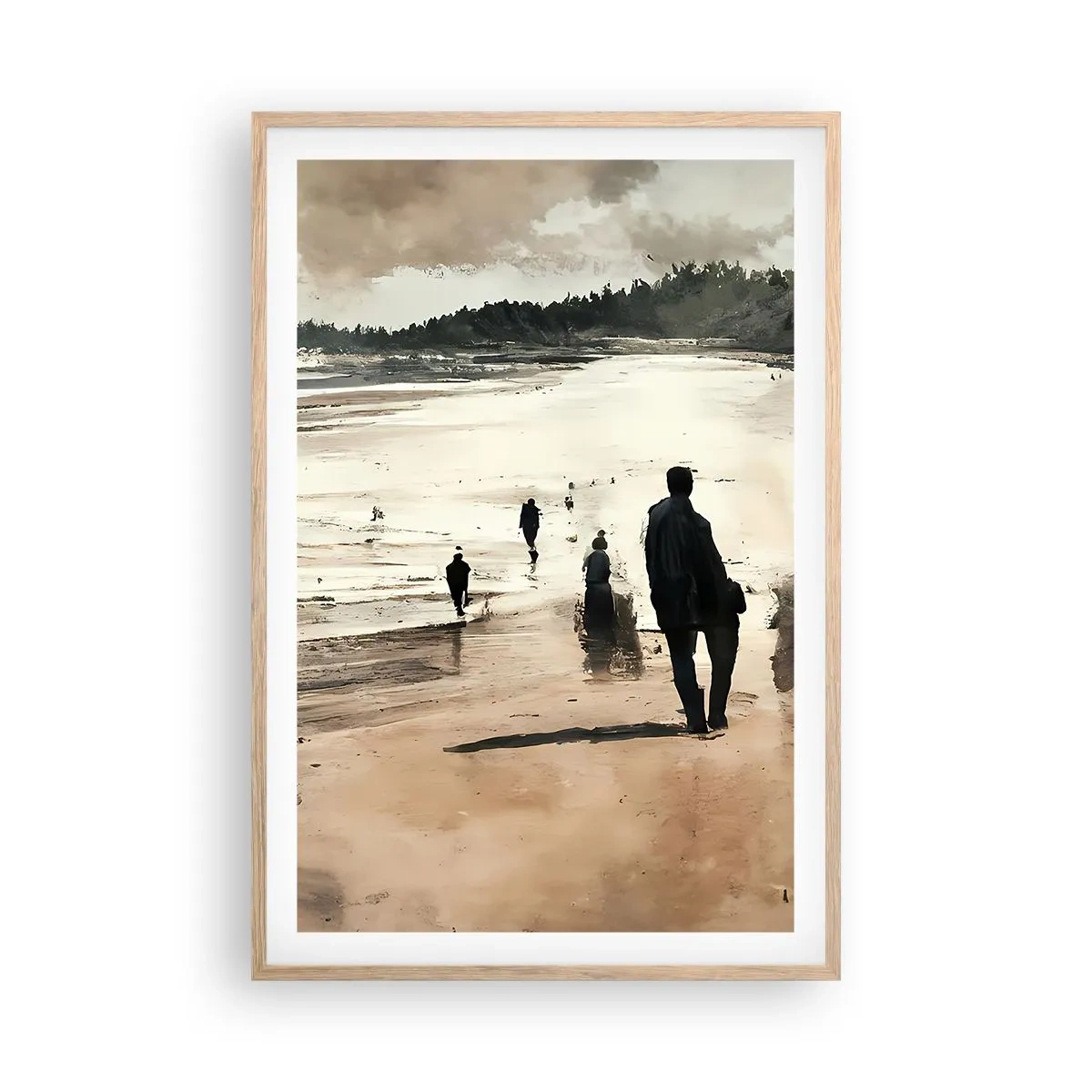 Pôster com moldura de carvalho claro - Convocados - 61x91 cm