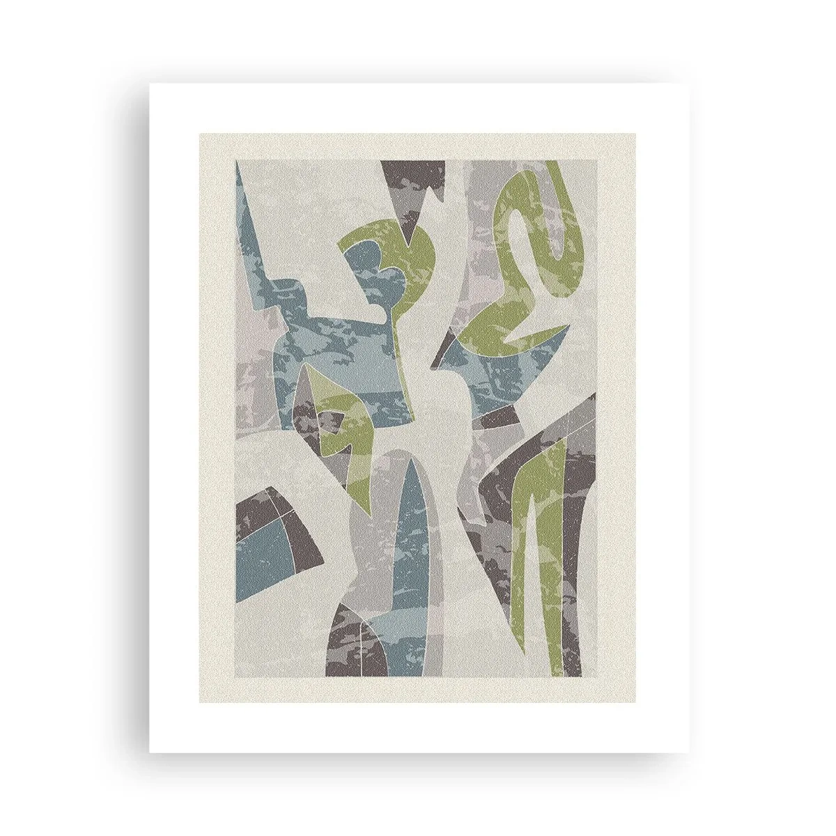 Pôster - Composição atrás do vidro - 40x50 cm