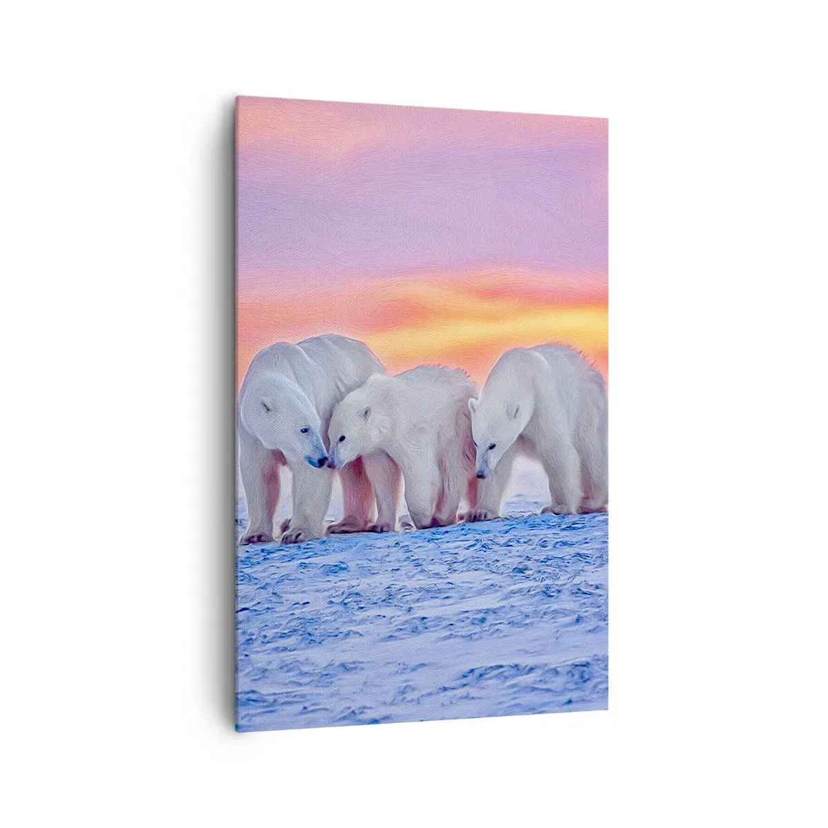 Quadro em tela - Tudo o que precisa é de aconchego familiar - 80x120 cm