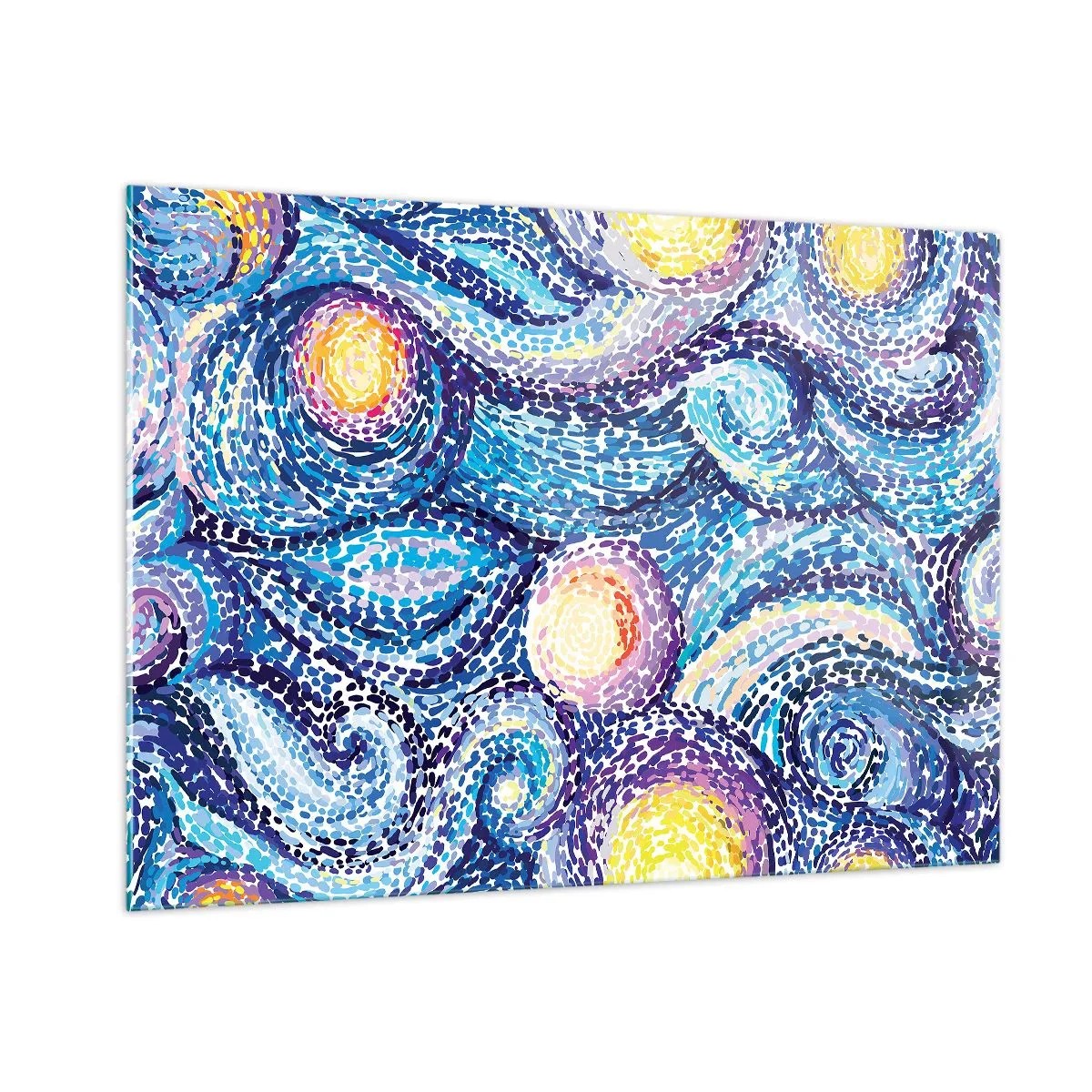 Quadro em vidro - De um quadro de van Gogh - 100x70 cm