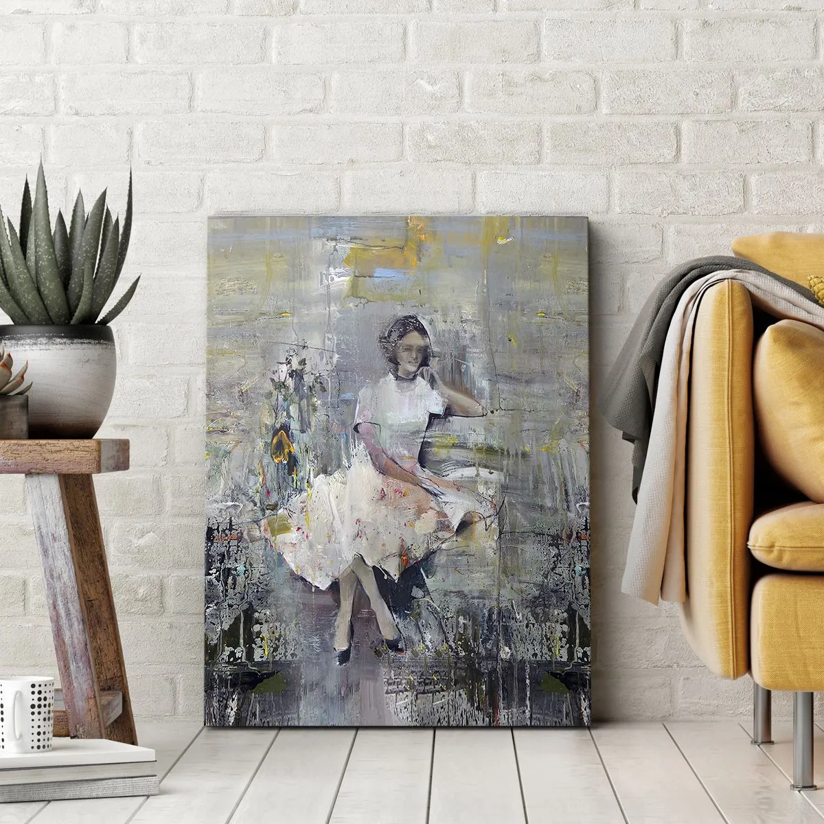 Quadro em tela - Clássica e moderna - 65x120 cm