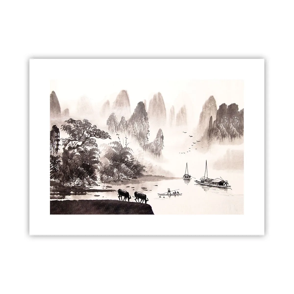 Pôster - O cotidiano exótico do Oriente - 40x30 cm