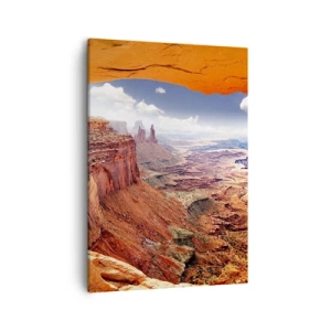 Quadro em tela - Esculpido pela própria natureza - 50x70 cm