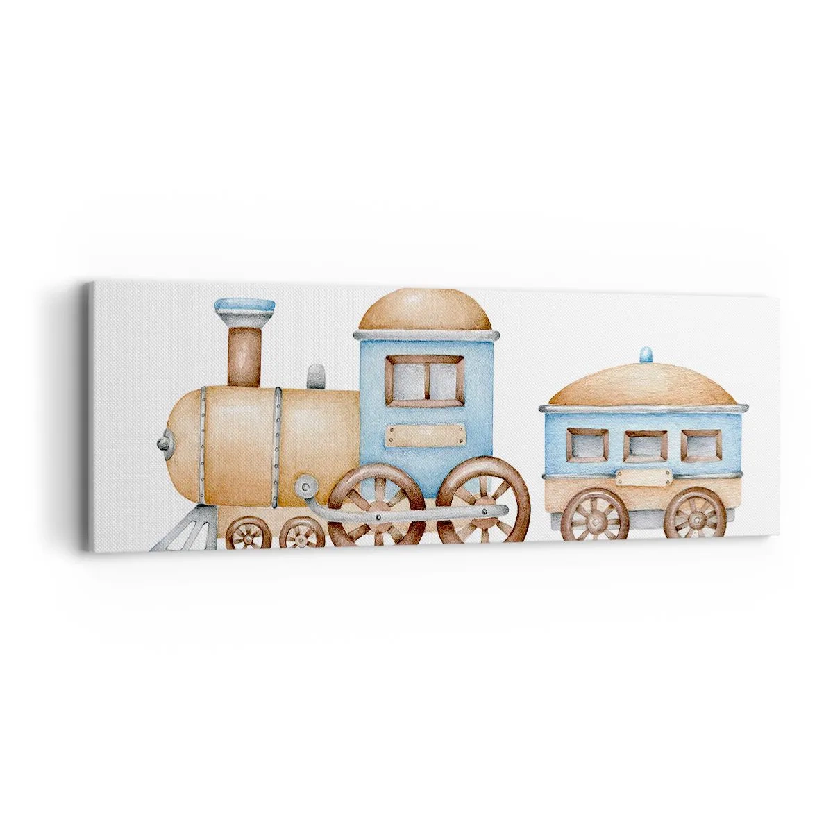 Quadro em tela - Parado na estação... - 90x30 cm