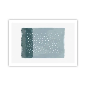 Pôster - Cultivado em azul - 91x61 cm