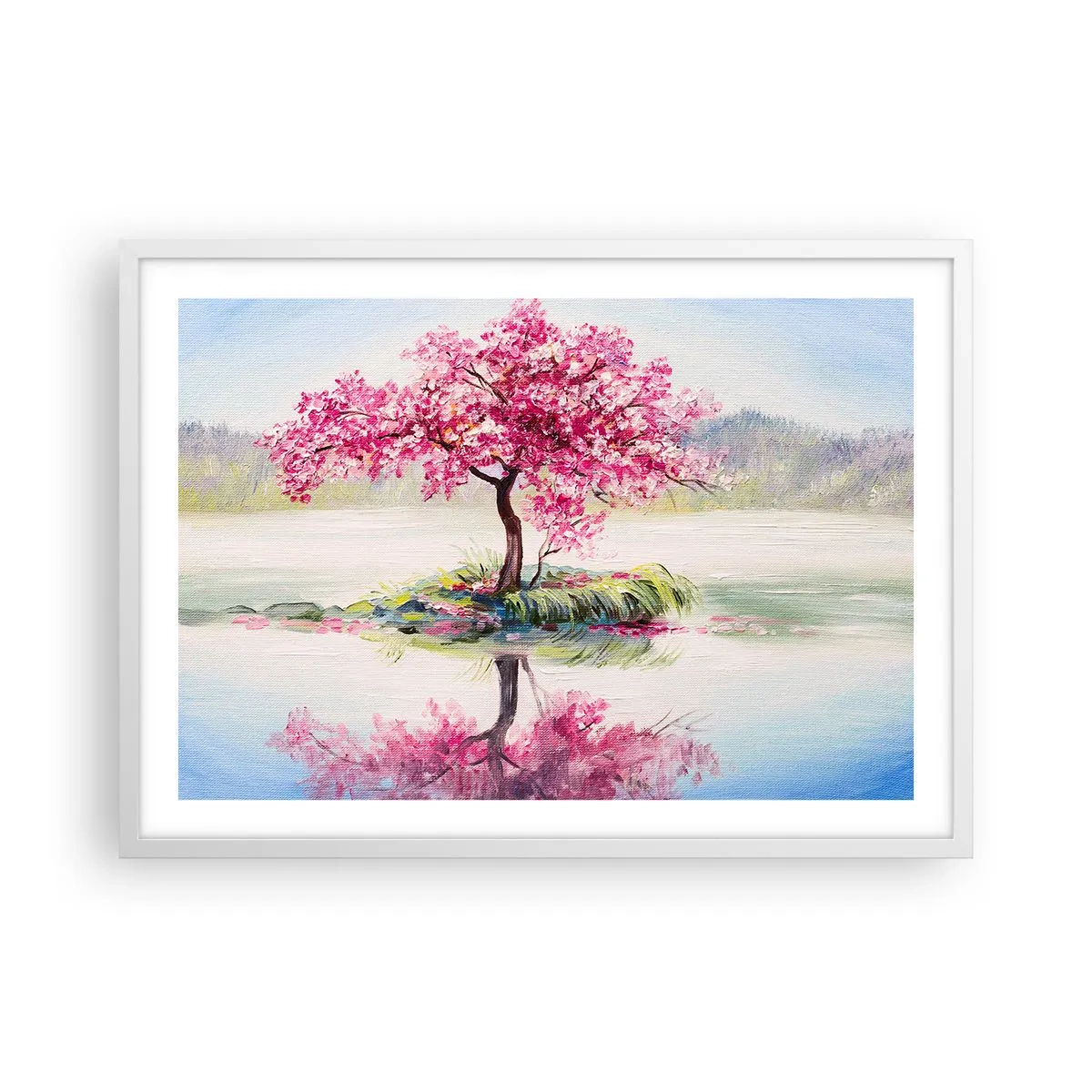 Pôster em moldura branca - A festa da Primavera - 70x50 cm