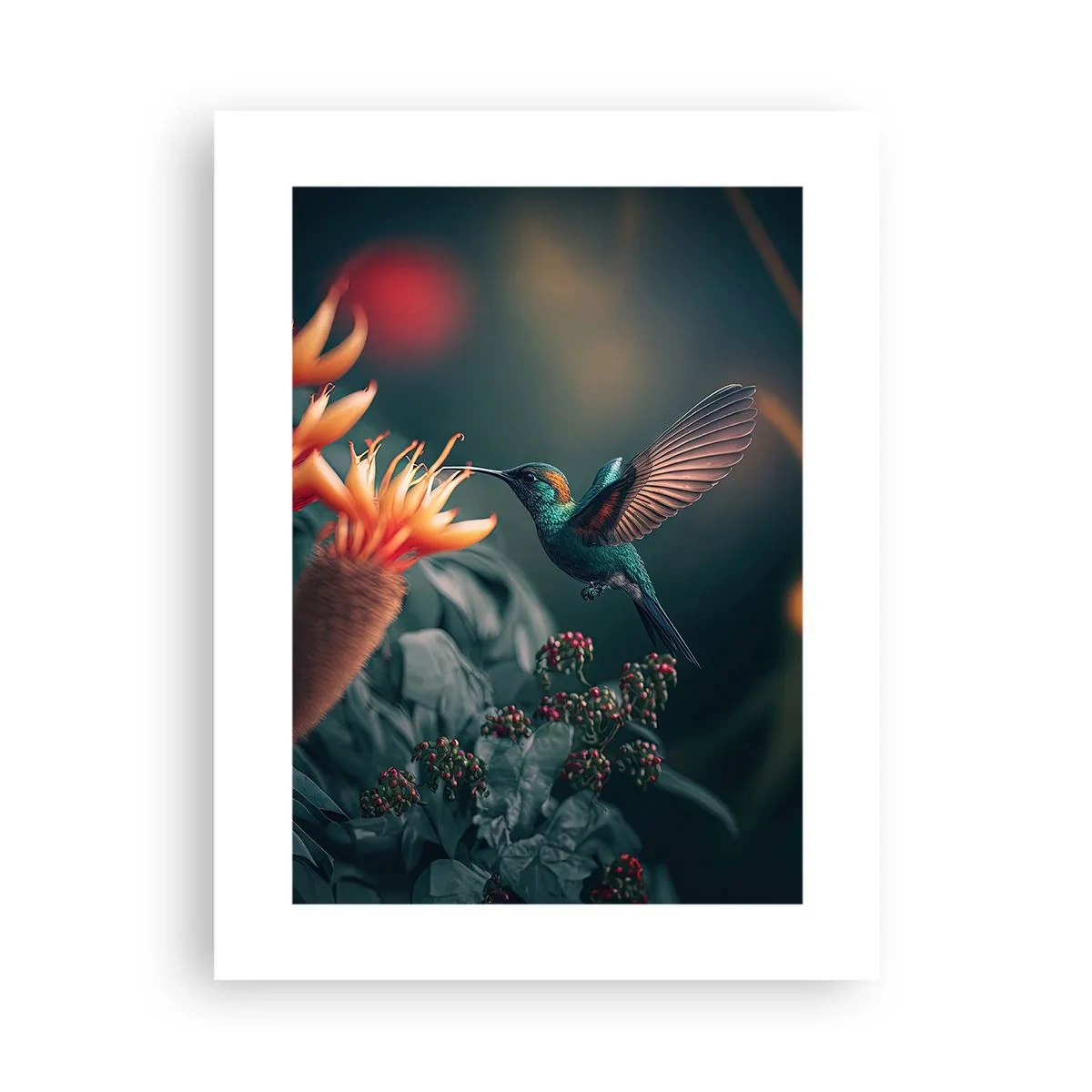 Pôster - Uma vida verdadeiramente colorida - 30x40 cm