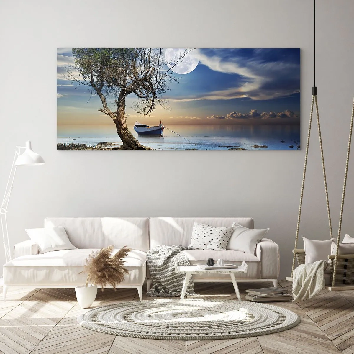 Quadro em vidro - É este o fim ou o começo? - 100x40 cm