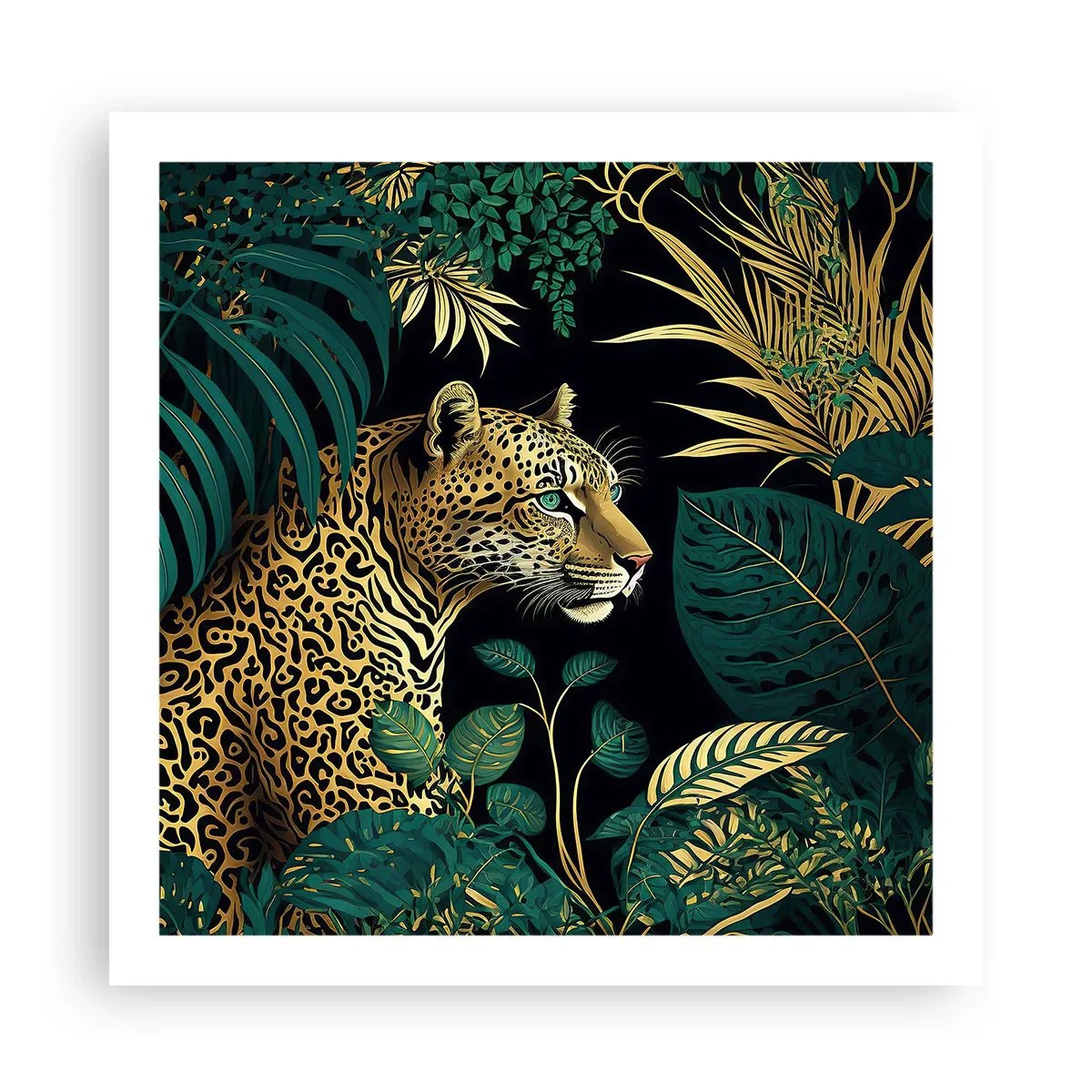 Pôster - Um anfitrião na selva - 60x60 cm