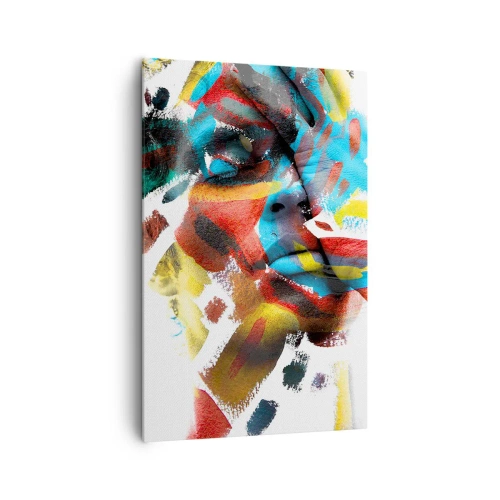 Quadro em tela - Personalidade colorida - 80x120 cm