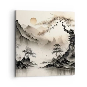 Quadro em tela - O charme único do Oriente - 70x70 cm