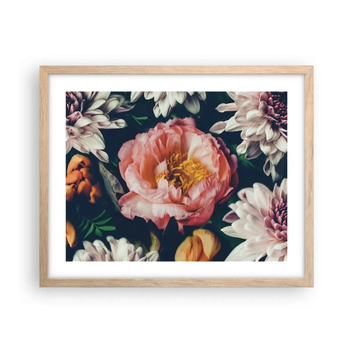 Pôster com moldura de carvalho claro - Com o esplendor barroco - 50x40 cm