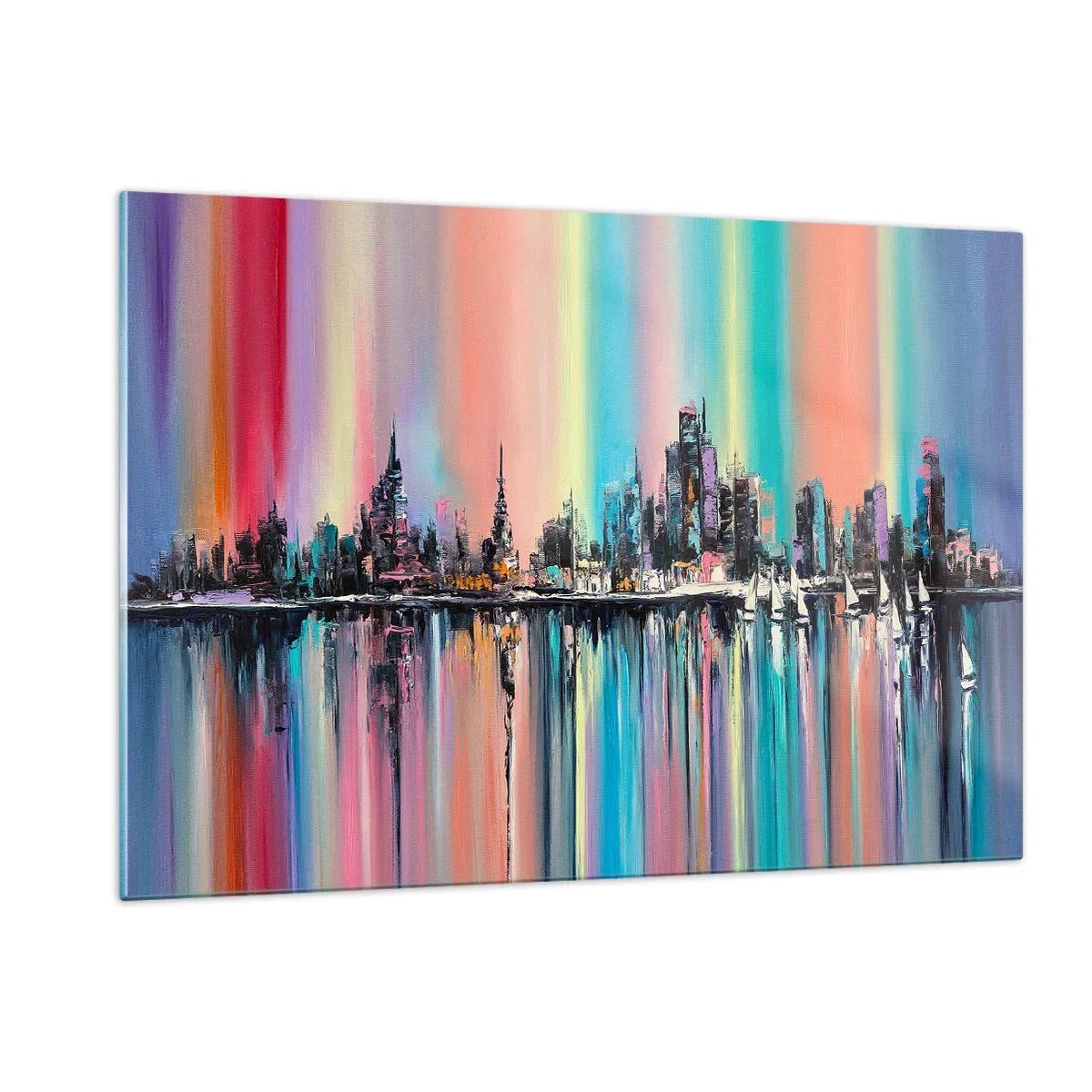 Quadro em vidro - Brilho da noite - 120x80 cm