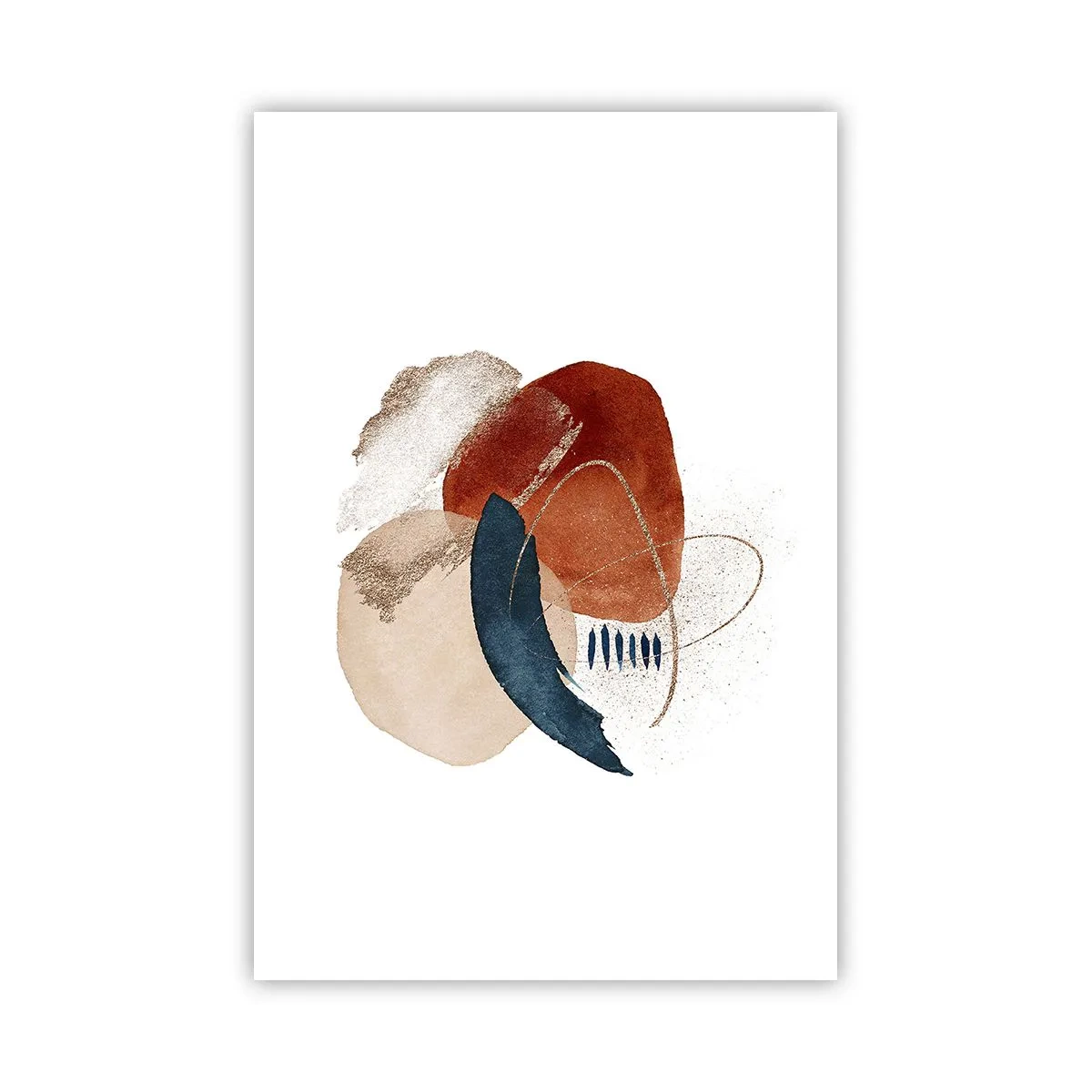 Pôster - Composição oval - 61x91 cm