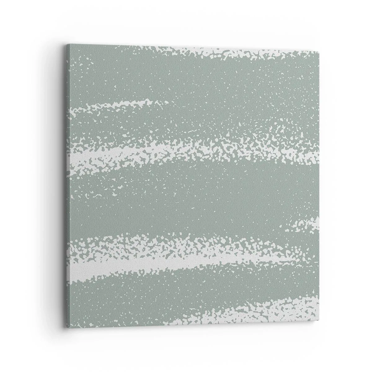 Quadro em tela - Abstração em um clima de inverno - 70x70 cm