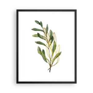 Pôster com moldura preta - Tudo que é bom - 40x50 cm