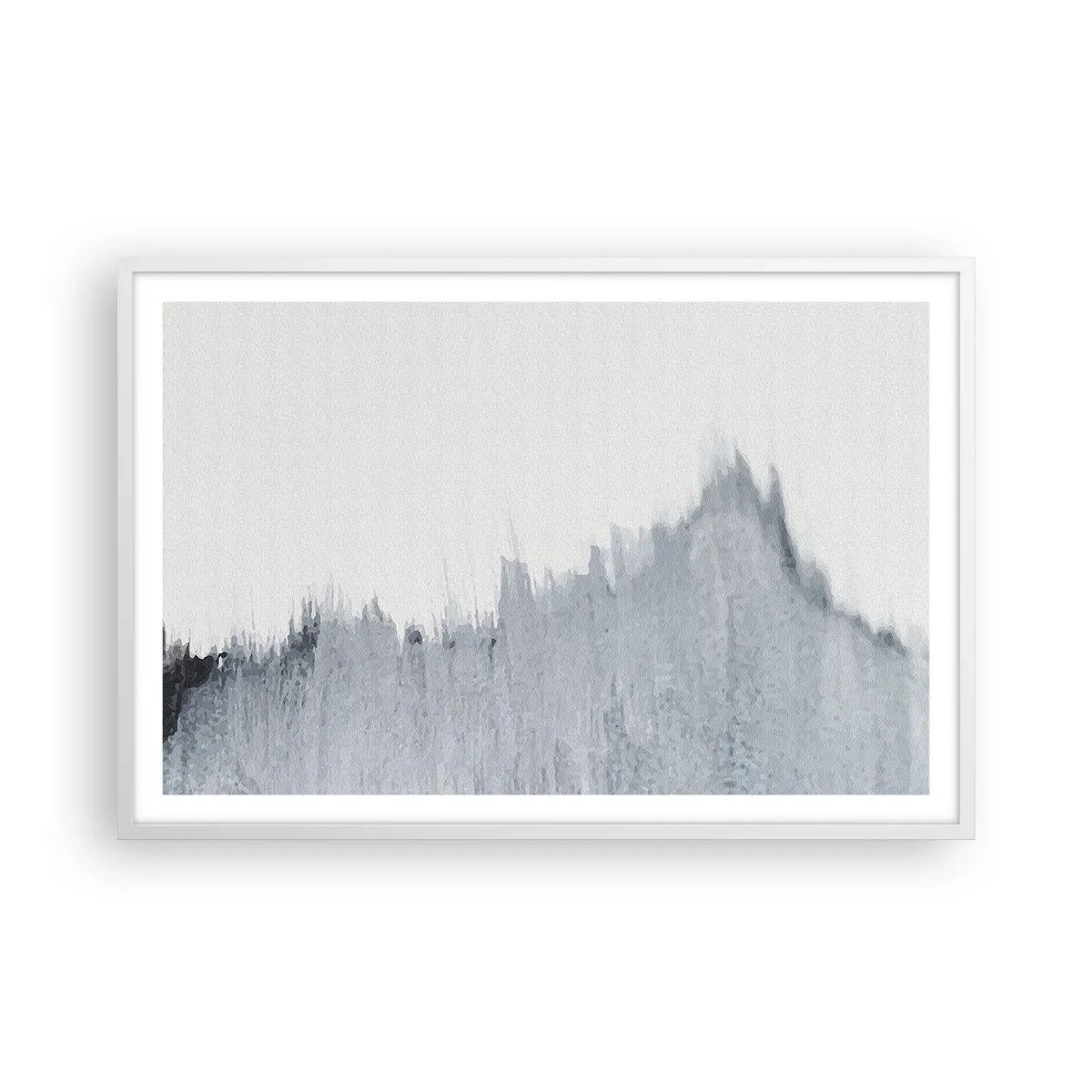 Pôster em moldura branca - Um registo misterioso - 91x61 cm