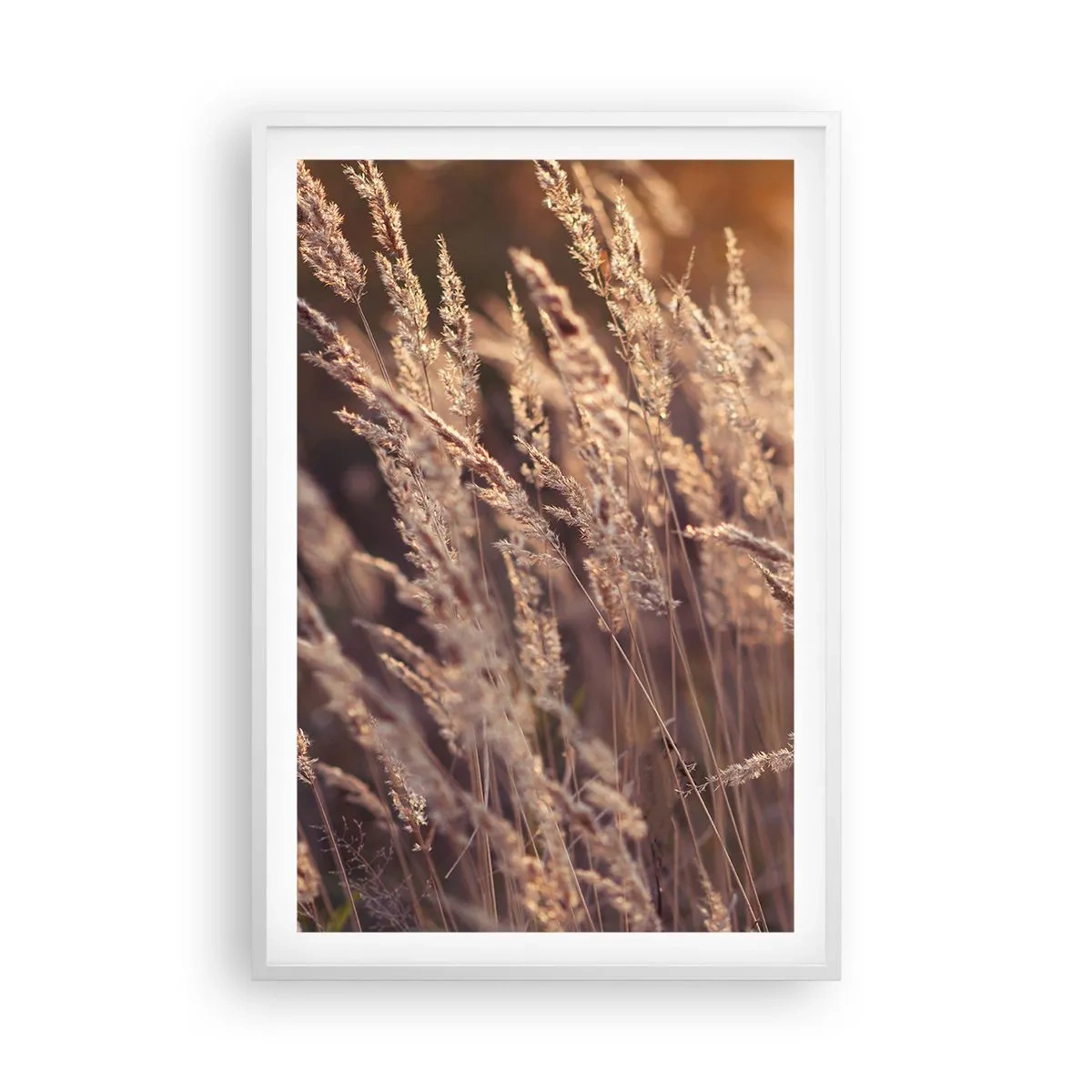 Pôster em moldura branca - Pronto para receber o outono - 61x91 cm