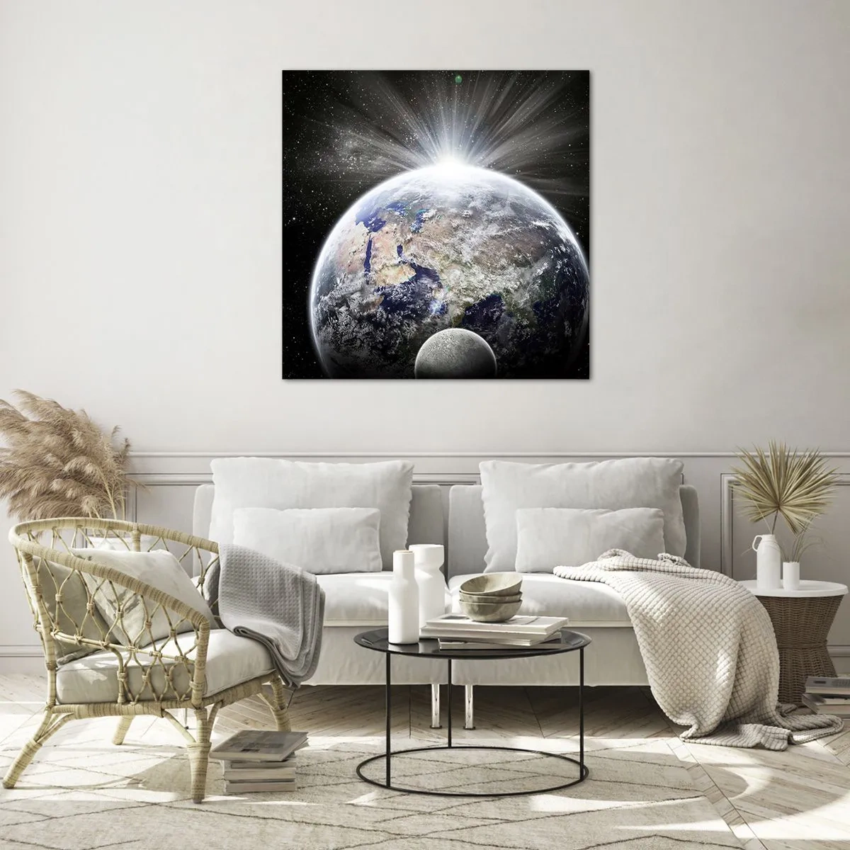 Quadro em vidro - Em pleno esplendor - 50x50 cm