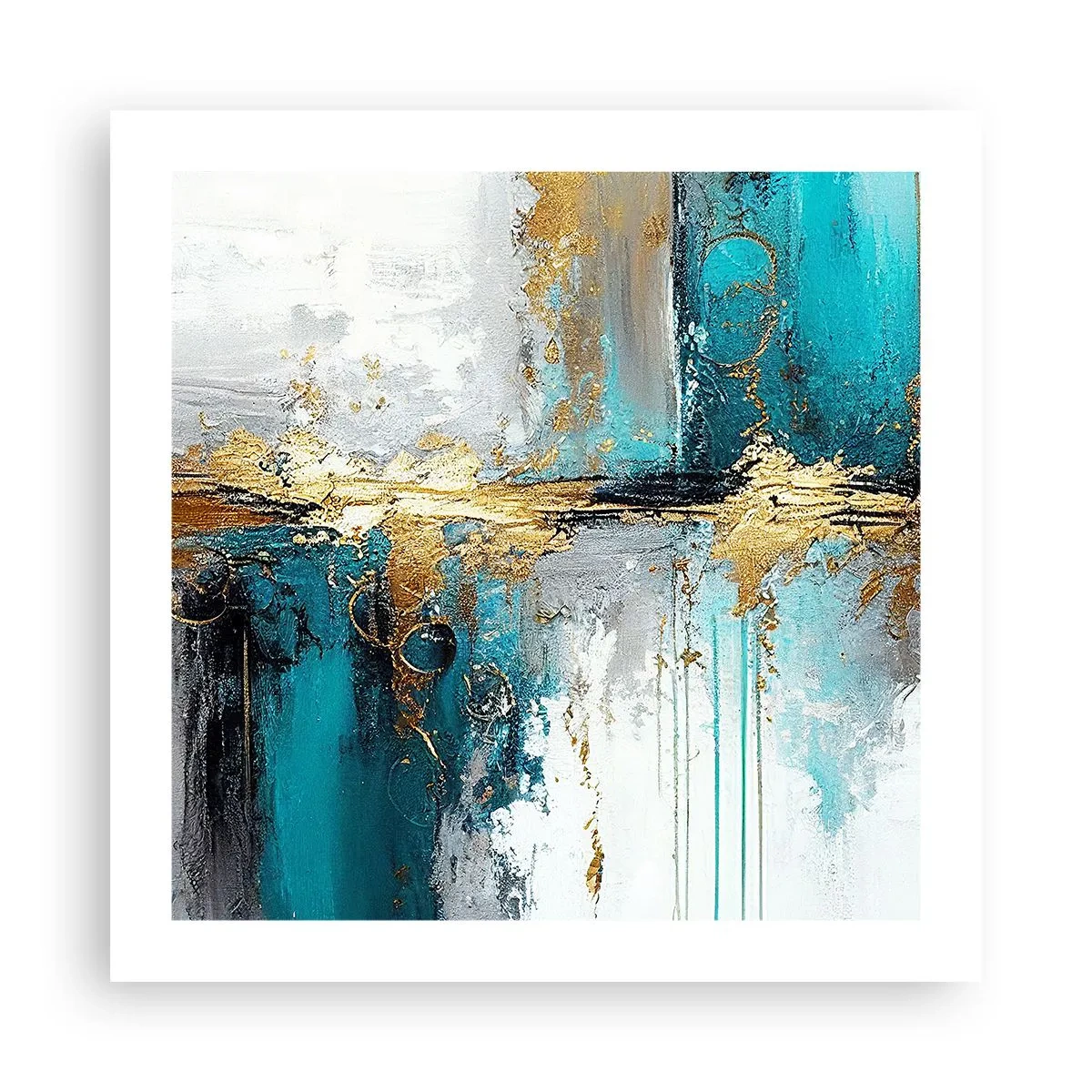 Pôster - Tudo flui - 50x50 cm
