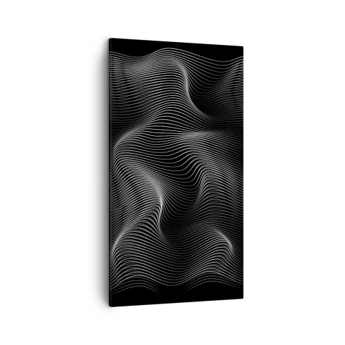 Quadro em tela - Dança de luz no espaço - 45x80 cm