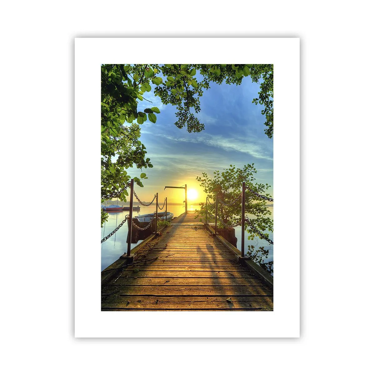 Pôster - Oeste sobre a água - 30x40 cm