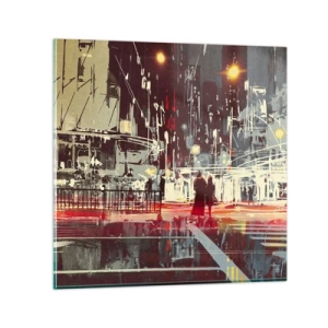 Quadro em vidro - Travessia metropolitana - 30x30 cm