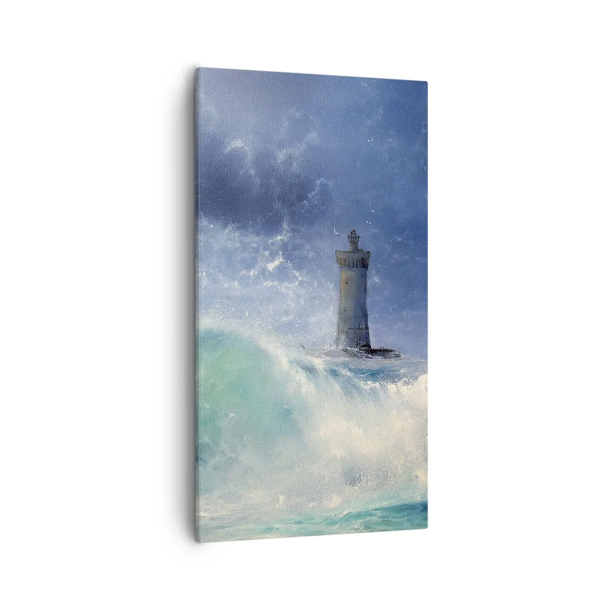 Quadro em tela - Na guarda contra os elementos da natureza - 55x100 cm