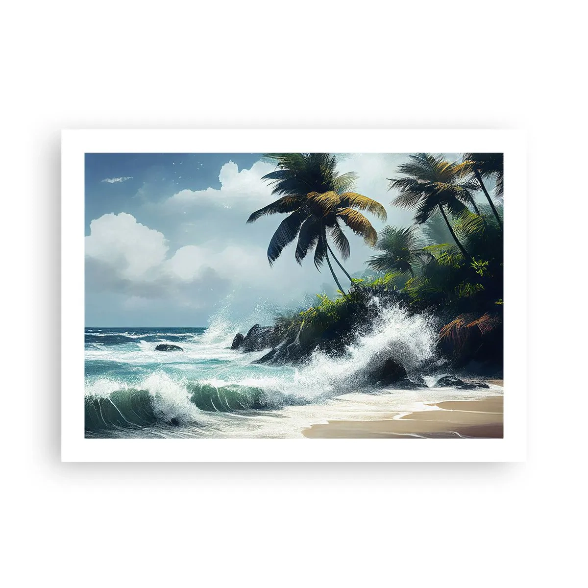 Pôster - Em uma costa tropical - 70x50 cm