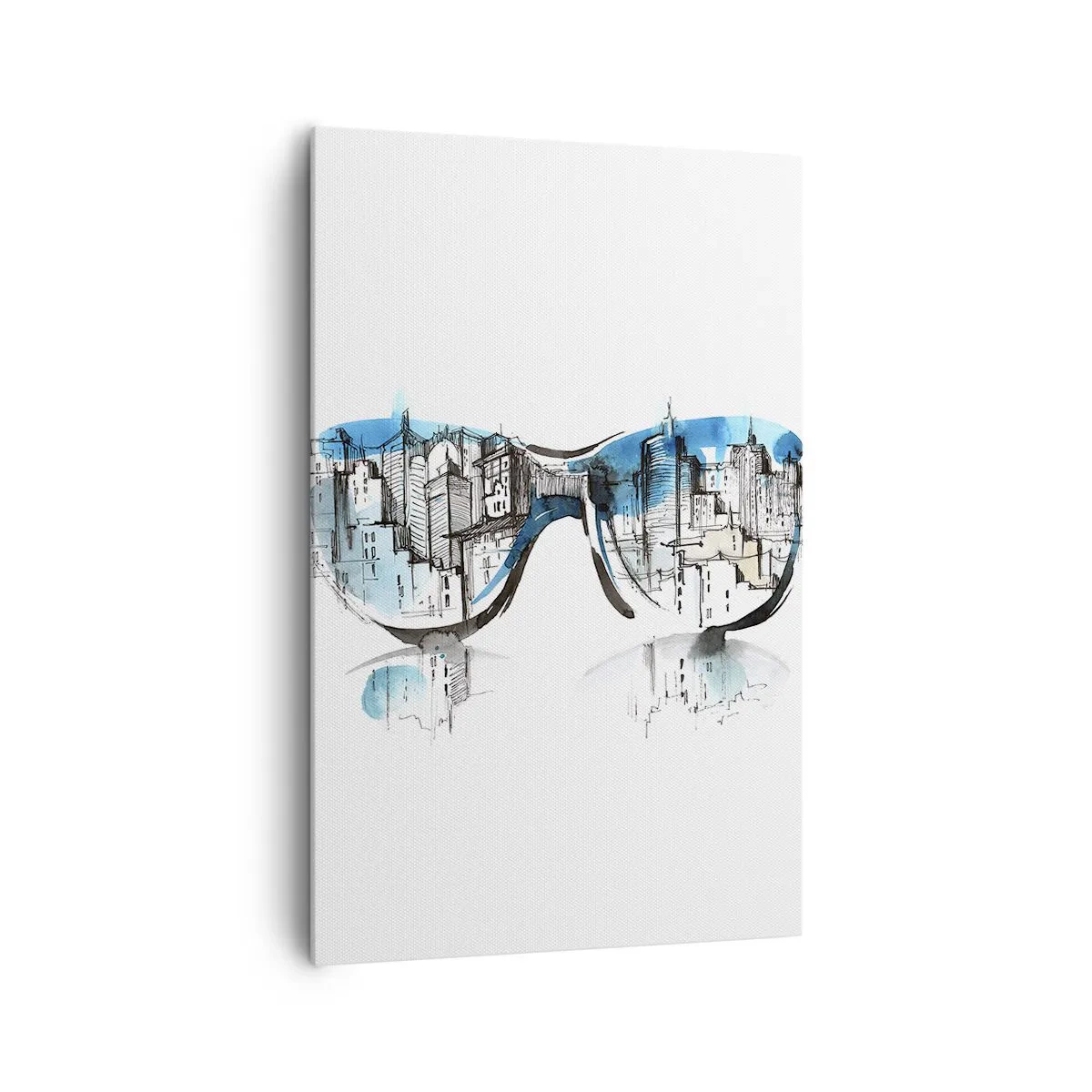 Quadro em tela - Elegância Metropolitana - 80x120 cm