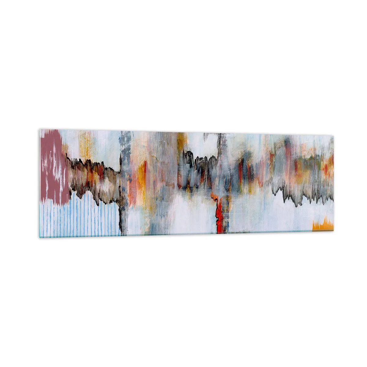 Quadro em vidro - Com um palito na água - 160x50 cm