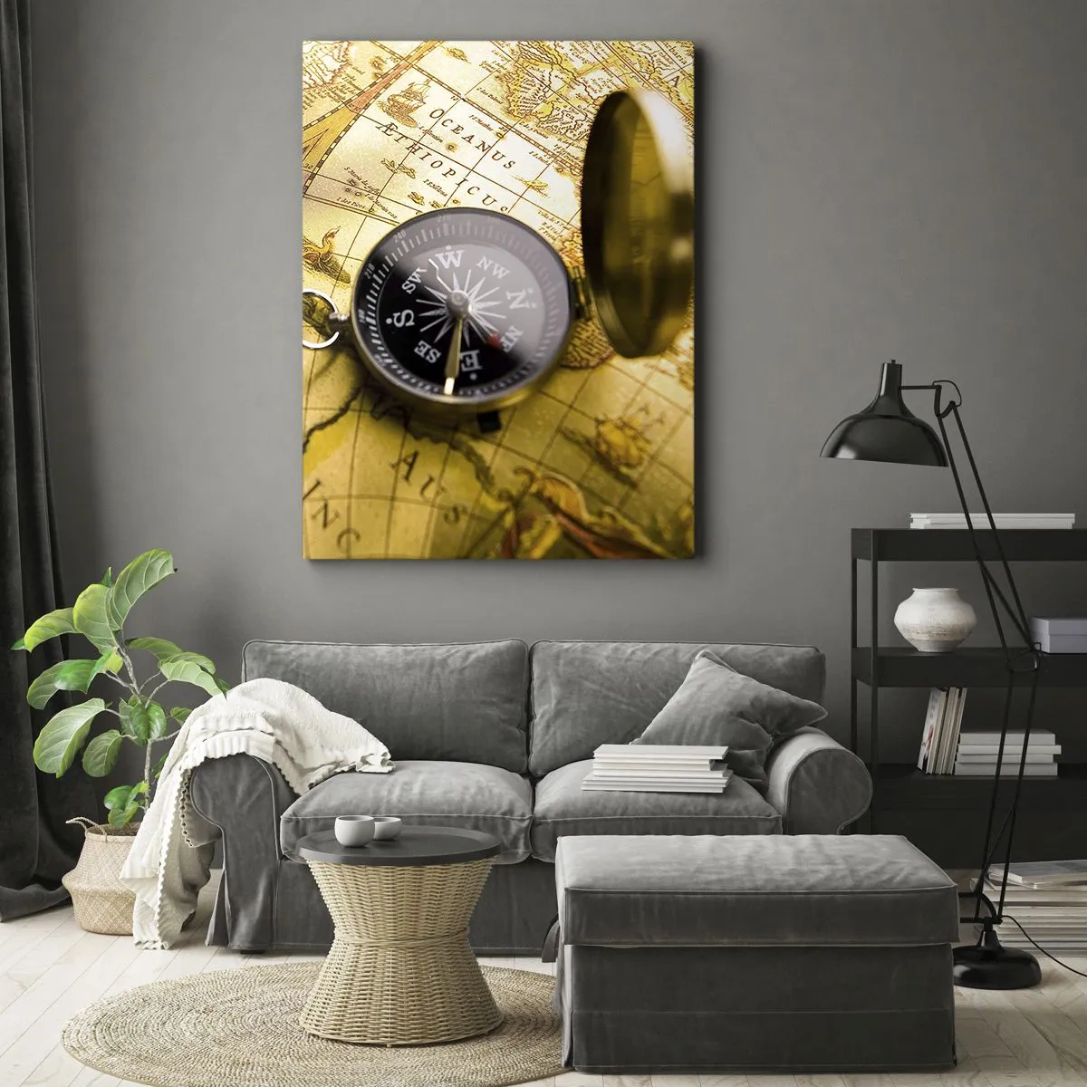 Quadro em tela - Que tal ao fim do mundo? - 70x100 cm