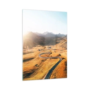 Quadro em vidro - No Vale Dourado - 50x70 cm