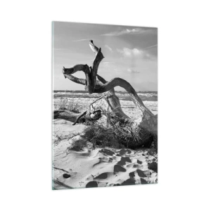 Quadro em vidro - Escultura do mar - 50x70 cm