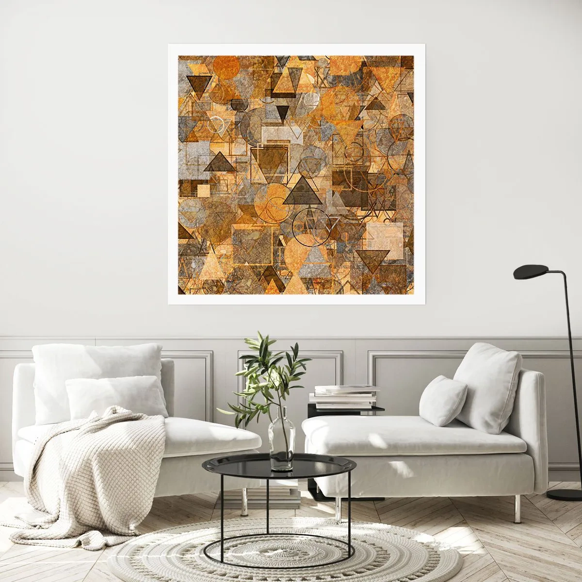 Pôster - O mundo em forma - 50x50 cm