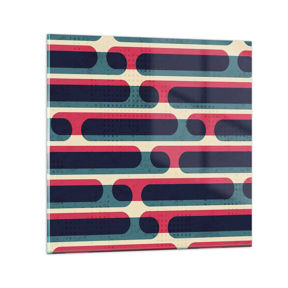 Quadro em vidro - Avançado e profundo - 70x70 cm