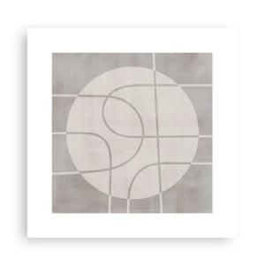 Pôster - Circular e direto - 30x30 cm