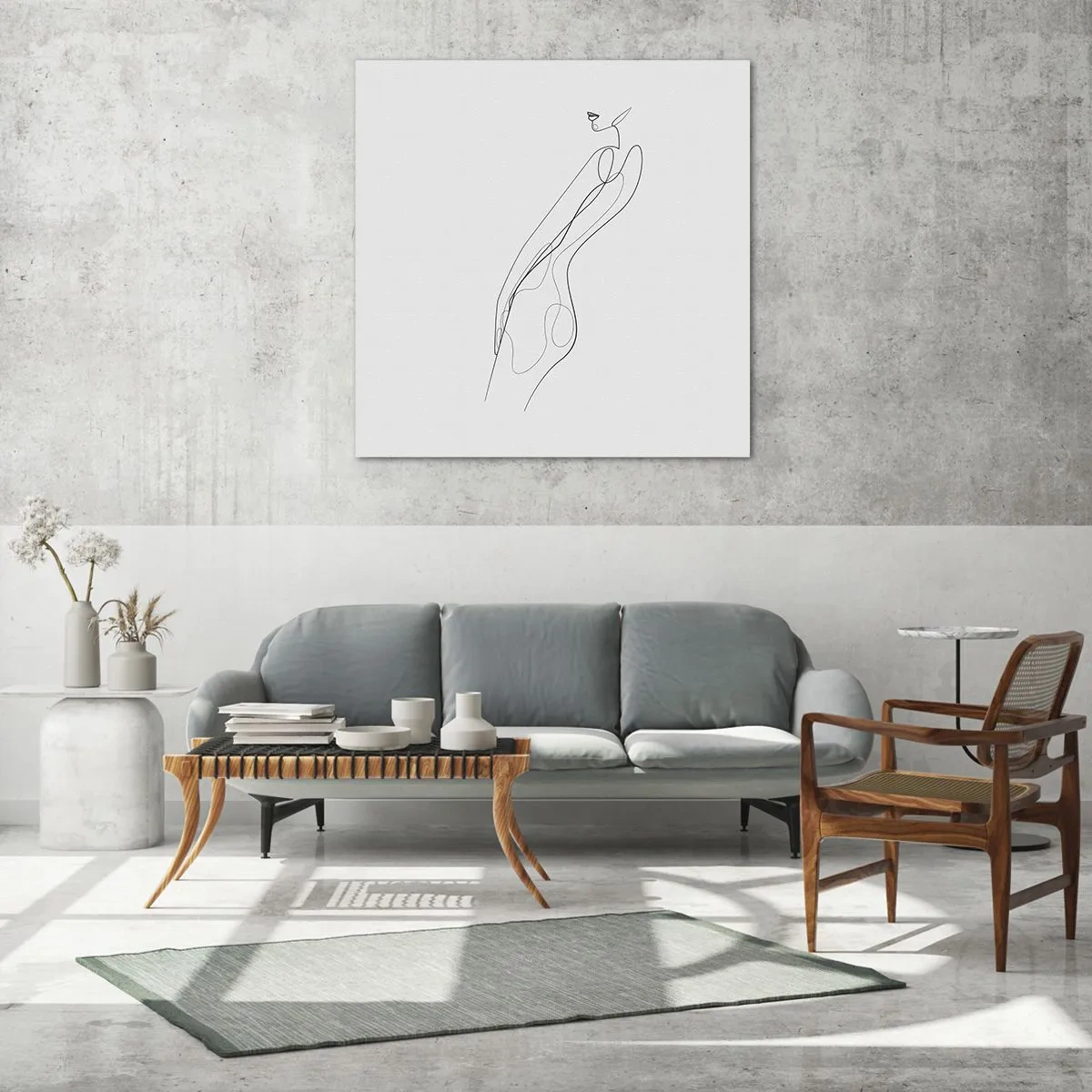 Quadro em vidro - Apenas uma promessa - 60x60 cm