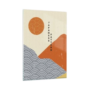 Quadro em vidro - No espírito japonês - 80x120 cm