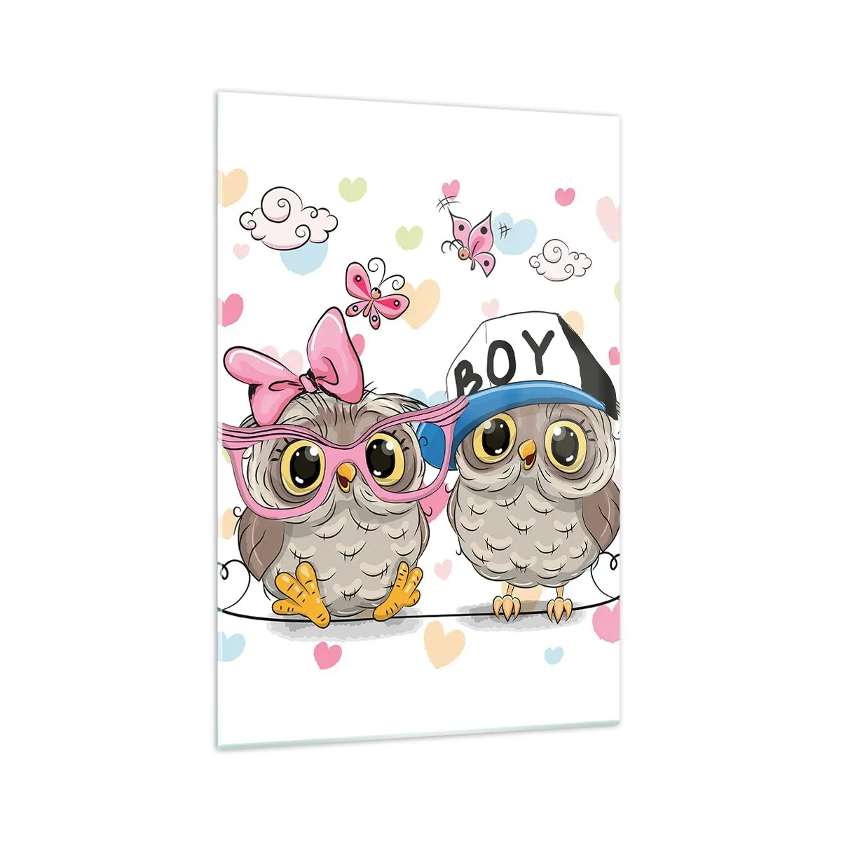 Quadro em vidro - Amemo-nos! - 70x100 cm