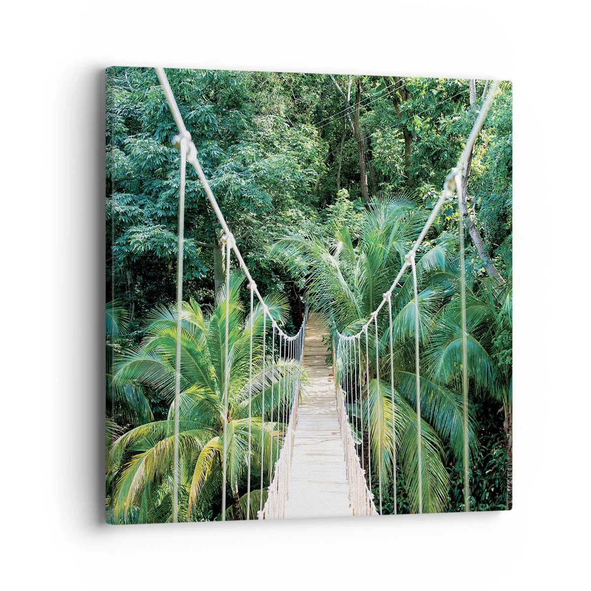 Quadro em tela - Bem-vindo à selva! - 40x40 cm