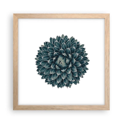 Pôster com moldura de carvalho claro - Estrela do Deserto - 30x30 cm