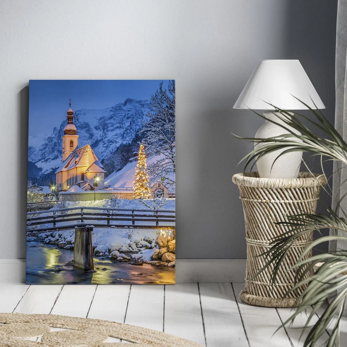 Quadro em tela - O Espírito do Natal - 50x70 cm