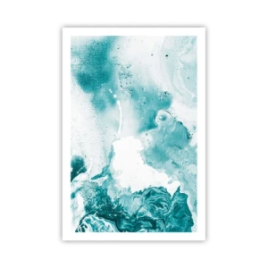 Pôster - Inundado em azul - 61x91 cm