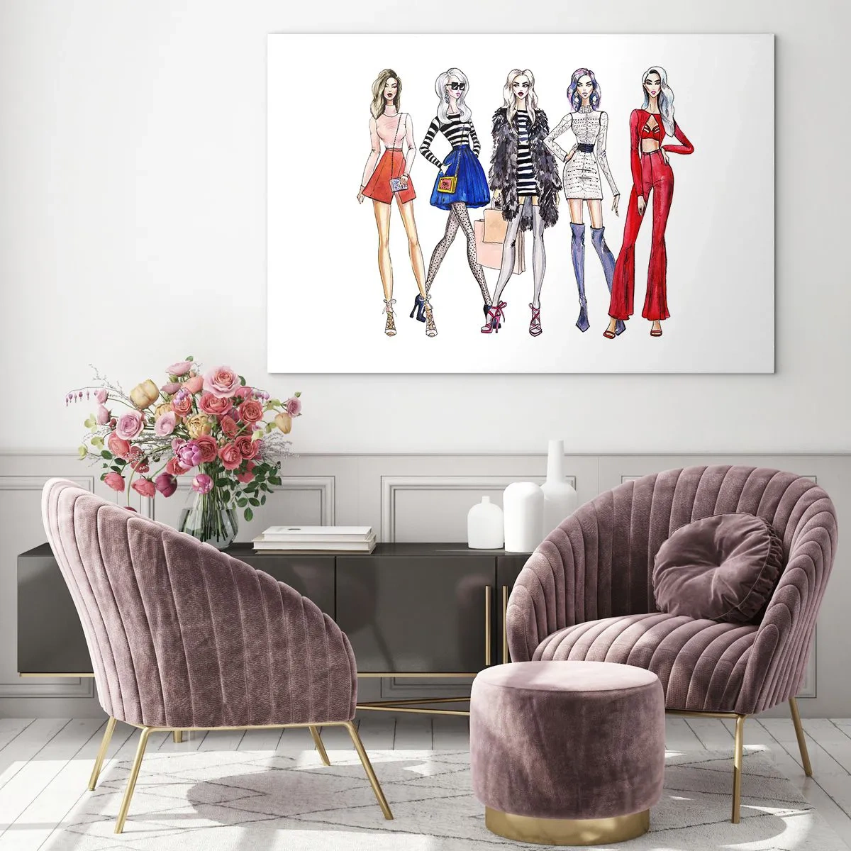 Quadro em vidro - Every week Fashion Week - 120x80 cm