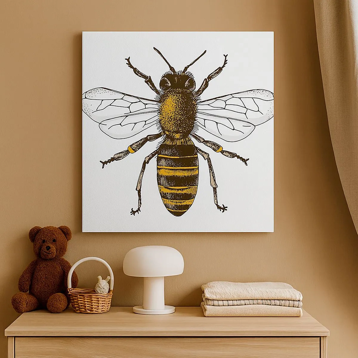 Quadro em tela - Linda e boa - 30x30 cm